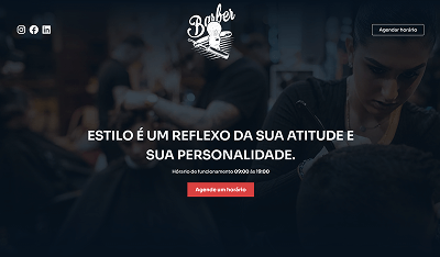 Imagem do projeto de Barbearia