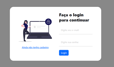 Imagem do card de tela de login